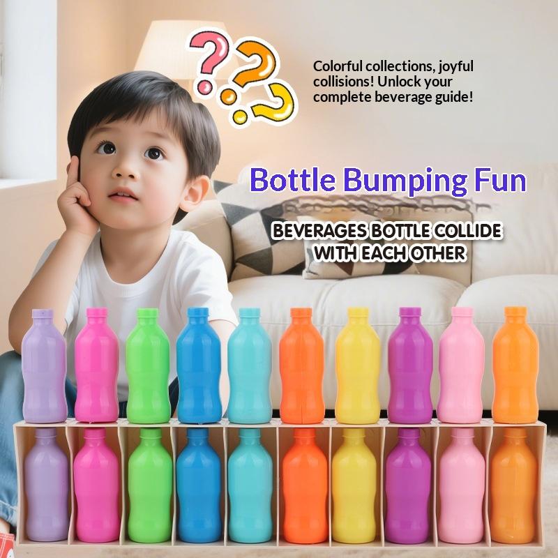 1Set Guess The Bottle Game Puzzle Colorful Classification Toy For Kids Memory Training Games Parent-child Interaction Board Game