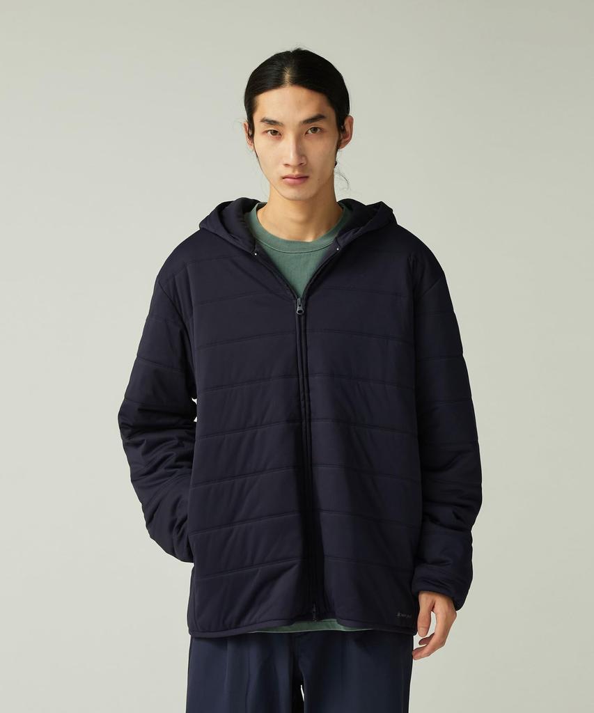 Snow Peak Flexible Insulated Hoodie and Size M Zip-Up SW-25AU002, Men's Women's, Navy,