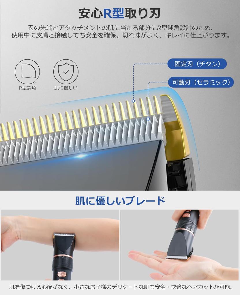 ARZER Hair Clippers Original Design Professional Electric Hair Clippers for Automatic Fully USB Low 5 Cutting Height 4 Guide Suitable for and