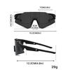 Oversized Sports Goggle Fashion Mirror Outdoor Cycling Protective Sunglasses Women New In Trendy Outdoor Anti-UV Shades