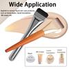 2pcs Ultra Thin Foundation Brush Flat Foundation Brushes Lightweight Thin Face Contour Brush for Liquid Makeup Blending Brushes