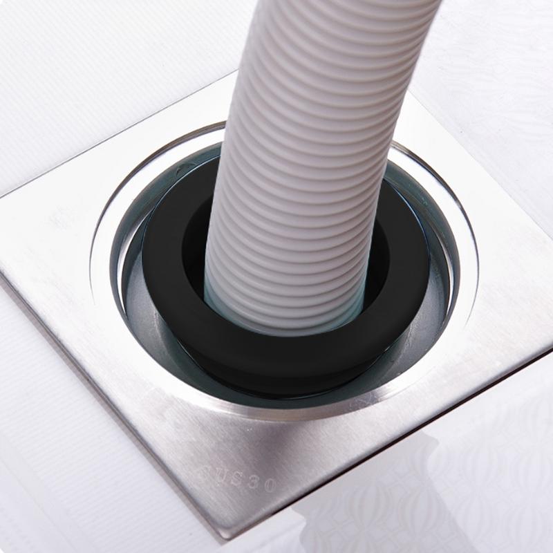 Silicone Bathroom Sewer Seal Ring Kitchen Sink Sewer Pipe Plug Washing Machine Anti-odor Leakage Floor Drain Connector Stopper