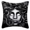 Pillow Covers Cartoon Snakeheaded Medusa Sofa Decorative Home Doublesided Printing Short Plush Cute Cushion Cover