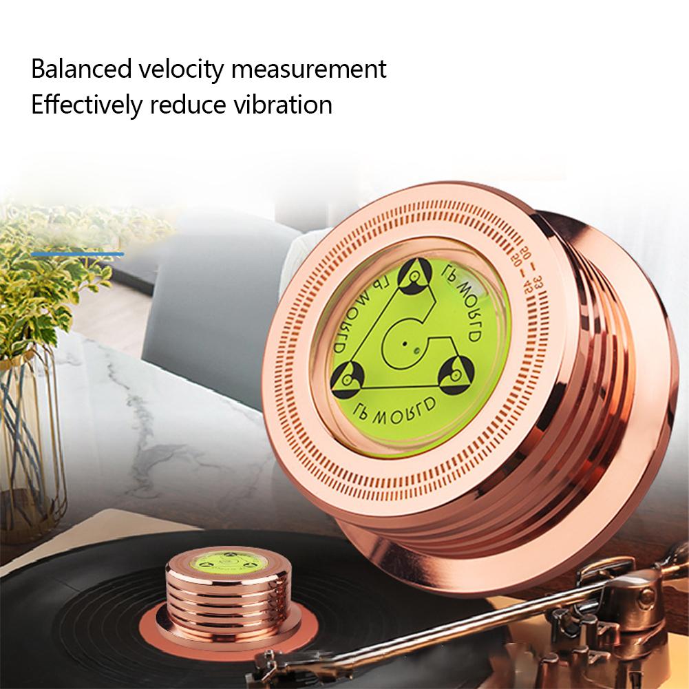 50hz for LP Recording Stabilizer Universal Vinyl Record Turntable Aluminum Player With Level Stabilizer Clamp Alloy Weight