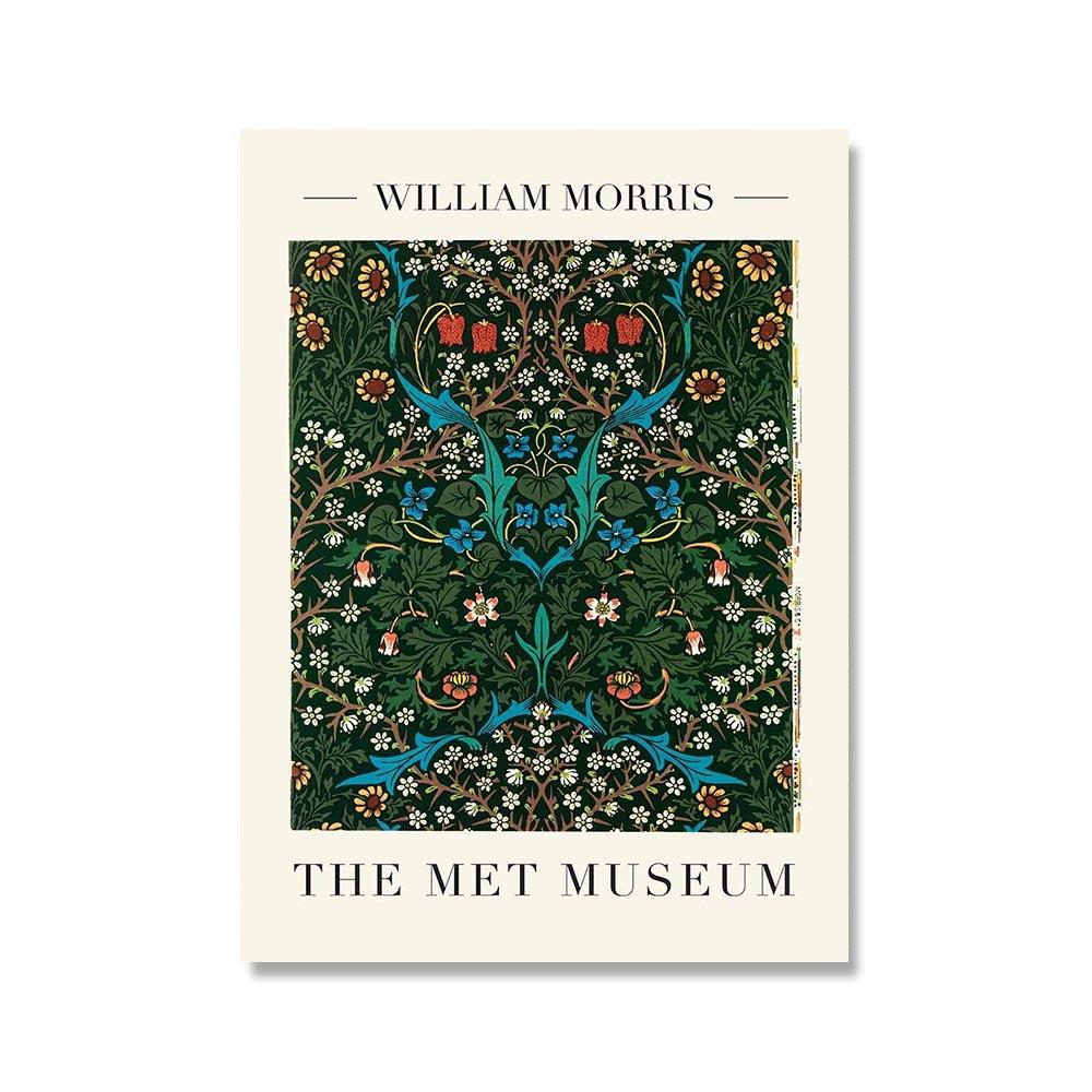 Heimdekoration, Leinwand, japanischer Schauspieler, Drucke, abstrakte Poster, Tulpe von William Morris, Gemälde, Wand, grüner Pfau, Bilder, Heimdekoration