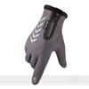 Command Gloves Men's Winter Reflective Waterproof Zipper Outdoor Cycling Bike Warm Plus Velvet Mountaineering Cycling