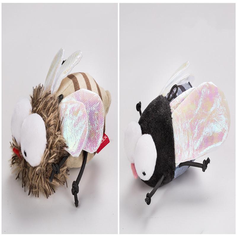 Soft Plush Insect Cat Toy Stimulating And Entertaining Various Colors Lightweight 100g