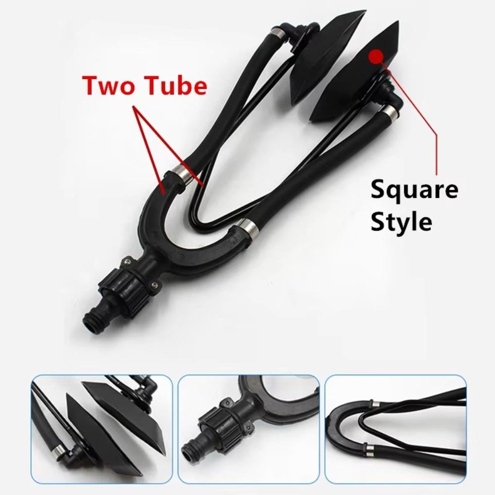 Universal Boat Outboard Motor Water Flusher Dual Feed Motor Ear Muff Cups Boat Outboard Motor Cleaner Large Round Rectangular