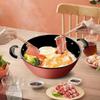 Non Stick Soup Stew Broth Pot Diamond Frying Pan Skillet Cast Iron Pot  Gas Induction Cooker