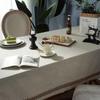 Cloth Dad Tablecloth Ins Imitation Bamboo Hemp Dining Table Cloth Jute Rope Lace Rectangular Table Cloth Coffee Table Tablecloth
