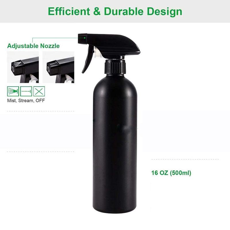 Plastic Spray Bottles Strong Mist for Cleaning Solutions Reusable Empty Spraying Bottles Anti-degradation Leak-proof