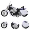 1/12 Police Motorcycle Toy Car Model Child Pull Back Motorbike Toy