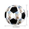 Sarah Kay Indoor Soccer Ball Colorful Machine Stitched PVC Size 5 Team Training Competition Ready Durable High-Bounce Cool Sports Gift
