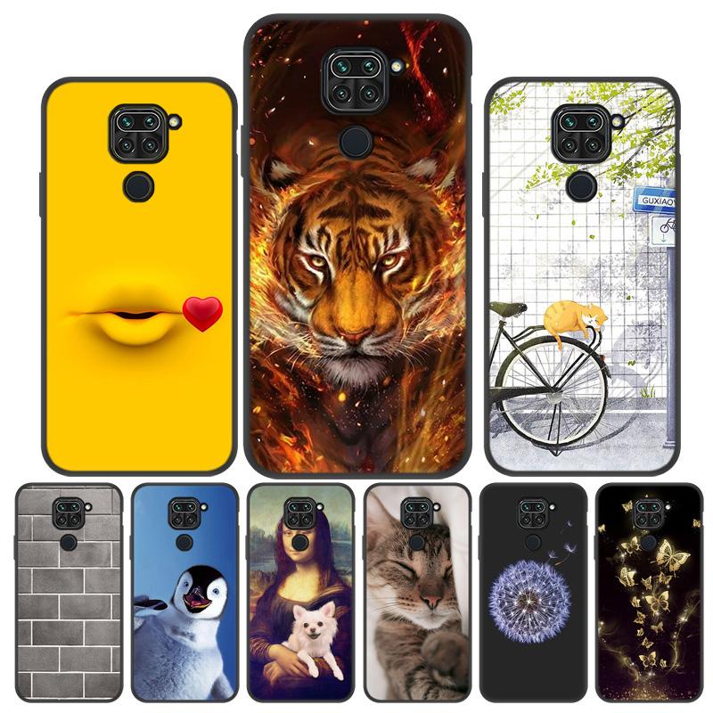 

Черный силиконовый чехол для телефона Xiaomi Redmi Note 9 Global M2003J15SC Redmi 10X 4G 6,53 дюйма, противоударная задняя крышка