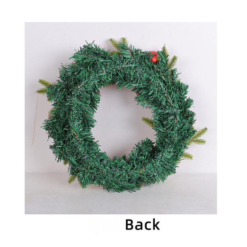 Anhänger Simulationskranz Einfach aufzuhängen Exquisites Detail Feiertagsdekoration Kranzanhänger Verschleißfestigkeit Festliche Atmosphäre