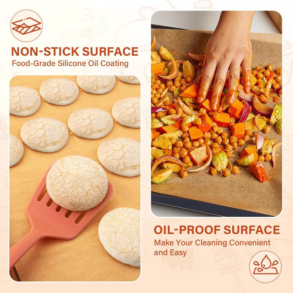 Parchment Paper, Parchment Paper Sheets For Baking, 9x13 In Precut Baking Parchment For Baking, Grilling, Air Fryer, Steaming, Unbleached Parchment