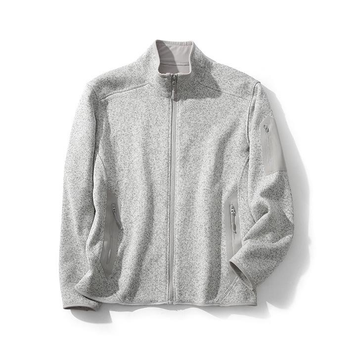 Bird Covert Stand Collar Fleece Jacket - Outdoor Sports & Leisure Wear