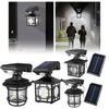 Light Outdoor Solar Split Type Motion Sensor Wall Lamp Yard Garden Waterproof