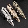 Hip Hop Scroll Gelenk Rüstung Knöchel Metall Vollfinger Ring Y2k Gotisch DIY Ringe Für Mädchen Großhandel Ring Streetwear Mädchen