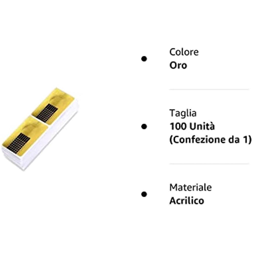 Verlängerungsmodell für professionelle UV-Gel-Nägel, 100 Stück