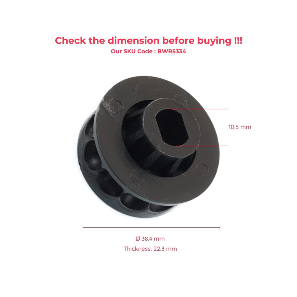 BWR5334 Alzacristallo Motore Riparazione Puleggia Ruota Gear BJ3D59590 per Mazda 323 B2200