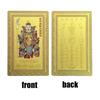 2026 Tai Sui Amulets Card Feng Shui Prayer Gold Card Exorcism Protection Buddha Gift Amulets Safe Bring In Wealth And Treasure