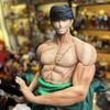 28cm One Piece Golden Mountain Roronoa Zoro Draw A Sword Zoro Model Ornament Anime Figure Collection Gk Statue Trendy Toys Gifts