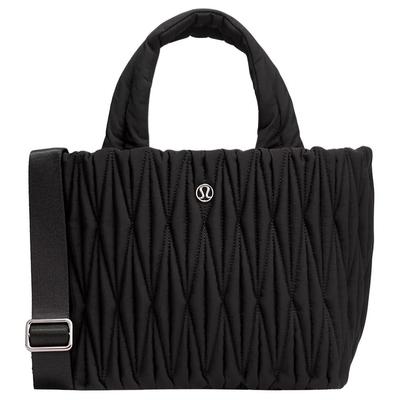 5L Diamond Quilted Design Tote Bag Dámske Tote Tašky Čierna LW9FZYS-0001