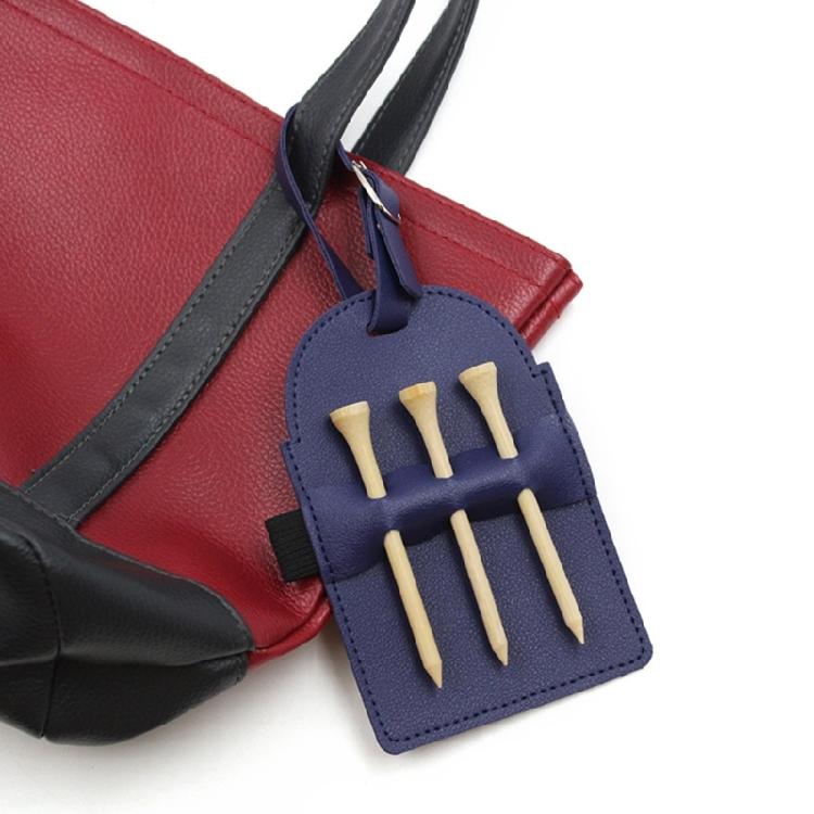 Leather Golfs Tees Holder Pouches for Bag Belt Golfs Tees Storage Bag Golfs Gifts for Men Women Golfing Tees Container