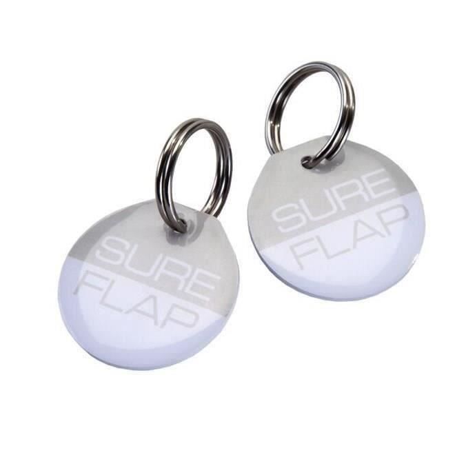 Médaillon D'identification - SUREFLAP - Lot De 2 - Radiofréquence - Compatible Extérieur - Pour Chats Adultes