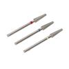 3pcs Nail Drill Bits Professional Russian Style Front Replaceable Grinding Head for Nail Polishing and Removal