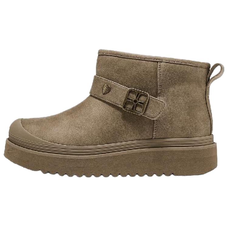 Skechers Bobs Warm Comfortable Snow Boots Women boots Brown 114624-CSNT 35