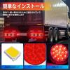 Ygmylandbb LED Truck Tail Lamp Trailer Tail Light 24V Brake Lamp Universal Round