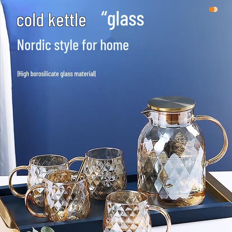 Eleganter Kaltwasser-Krug aus hochborosilicate Glas