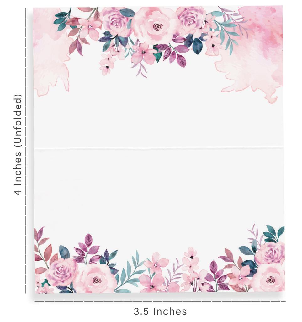 Inkdotpot Pacote com 24, cartões de mesa de tenda impressos para configuração de mesa para casamento, cartões de acompanhante com nome de casamento