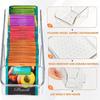 Tea Bag Organizer Box, Clear Storage Holder, Storage Bins for Coffee Bag, Storage Box for Cabinet, Countertop,Pantry Living Room