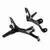 Rear Passenger Footrests Pegs Bracket For Kawasaki Ninja 400 2018-2024 Z400 2019-2024 Z500 2024