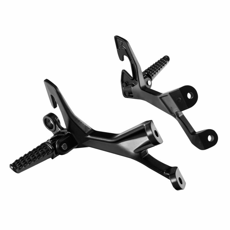 Rear Passenger Footrests Pegs Bracket For Kawasaki Ninja 400 2018-2024 Z400 2019-2024 Z500 2024