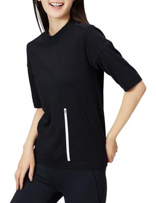 Sportswear Short Sleeve BG791 Black S Z.N.E. T-Shirt Women's (H22606)