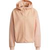 Solid Color Casual Hooded Long Sleeve Sweatshirt Women Sweatshirt Light-Pink H40949