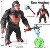 King Kong Chimpanzee Model: Plastic Gorilla Ornament for Children's Cognitive Play