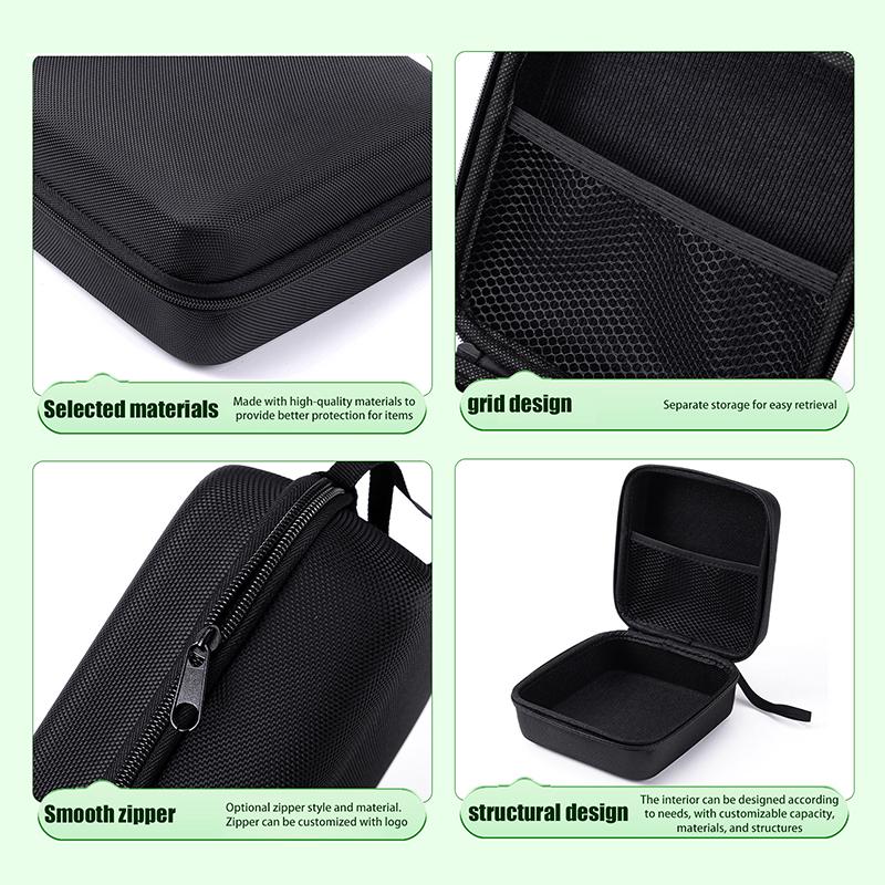 Electronic Blood Pressure Meter Storage Box Protective Bag Short Wall Type Hard Shell Bag Hard Shell Shock-Resistant чёрный