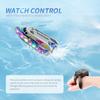 2.4G Rc Stunt High Speed Boat Jc017 Dual Remote Control 4Ch Waterproof Boat With Lights Kids Toys Boy Outdoor Water Game Gift