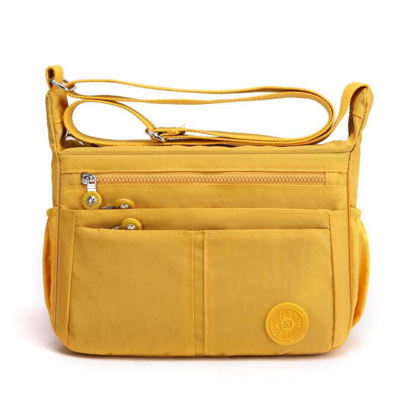 2025 Nylon Women Messenger Bags Waterproof Zipper Package Canvas Travel Crossbody Bag Fashion Female Totes Shoulder Bag