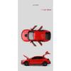 1/32 HONDA Civic Type R FK8 Legierung Automodell Druckguss Metall Spielzeug Fahrzeuge Automodell Simulation Sound Light Collection Kinder Spielzeug Geschenk