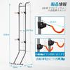 Bicycle Stand for 2 Gravity Wall Lean Type Bicycle Display Stand Cycle Stand Indoor Freestanding Wall Mounted Bike Stand Height Adjustable Hook