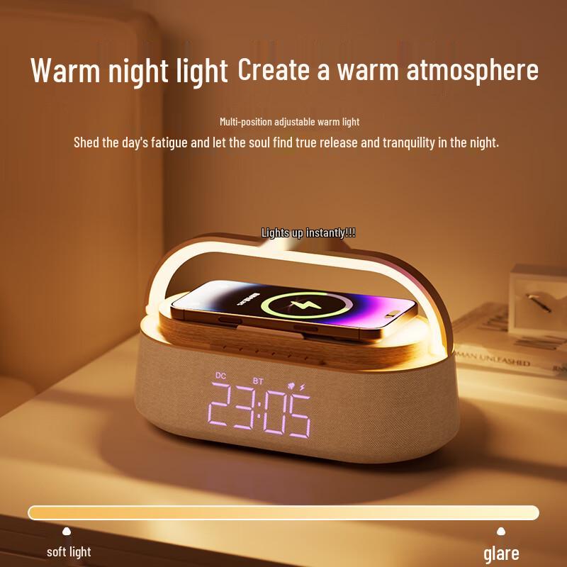 Kuangxiang Multifunctional Bluetooth Speaker with Night Light CN Plug (adapter Included)