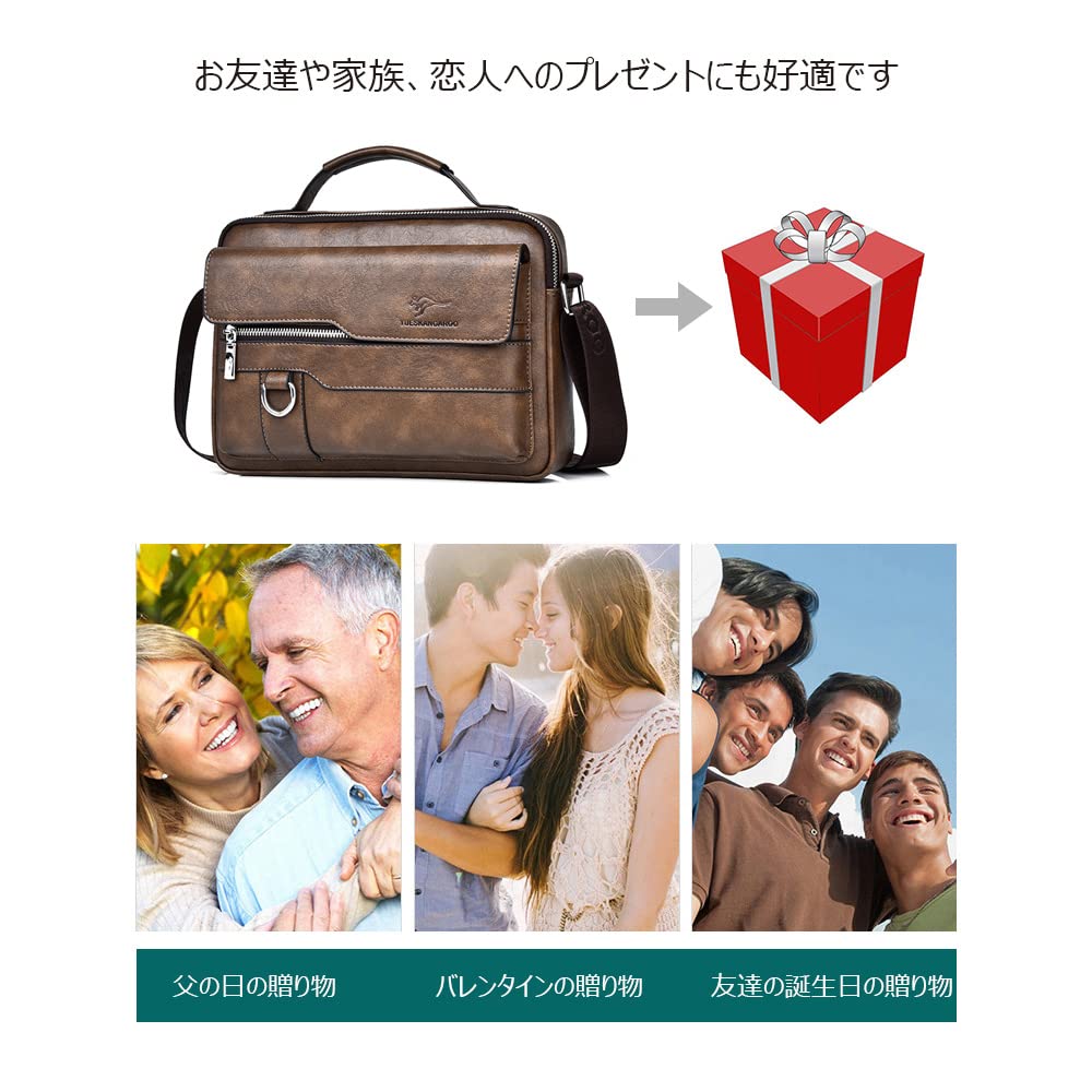 Whatna Schulter- oder Umhängetasche mit Schlüssel Dick Passend für iPad Horizontal Perfekt für oder Fahrrad HA109 Herren 2-Wege-Tasche, Crossbody, Handtasche, Ring, Leder,