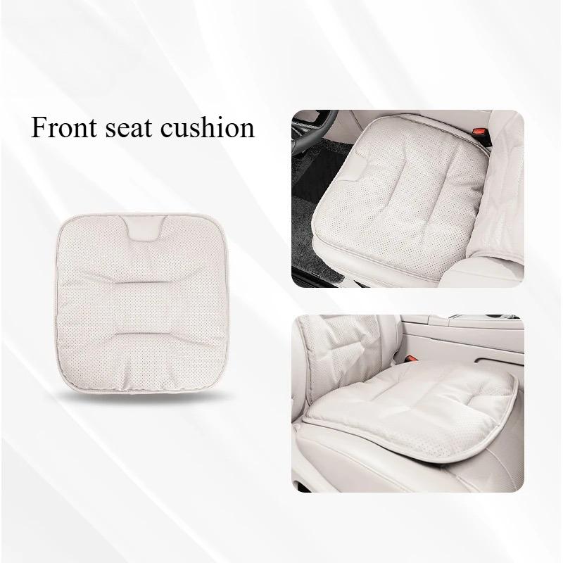 Nappi Leather Universal Premium Car Seat Cushion Breathable All-Season Comfort New Car Seat Covers Seat Accessories