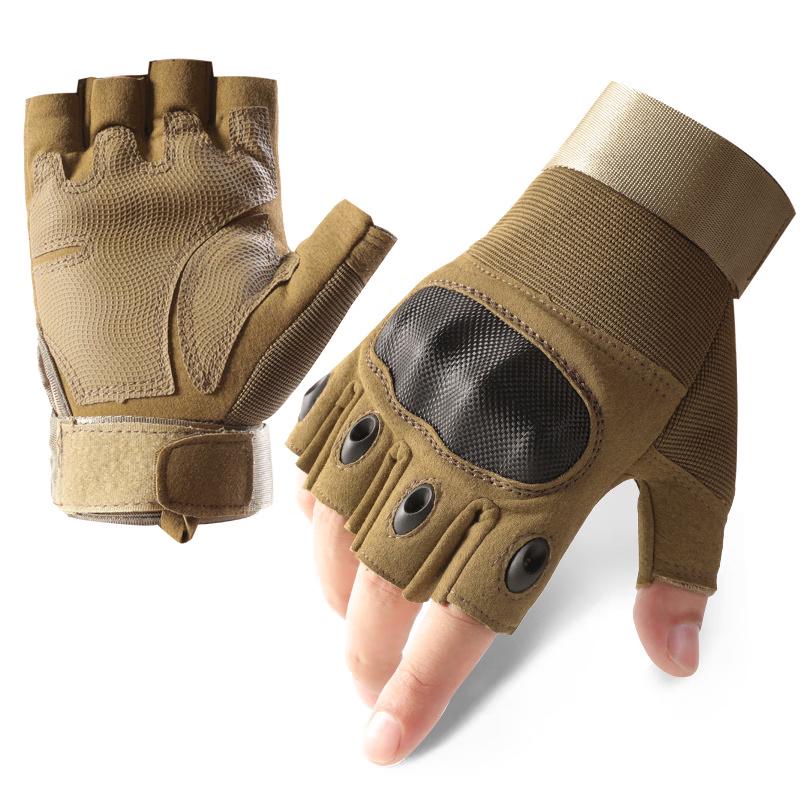 Jiyoushi Men s Half-Finger Cycling & Tactical Gloves